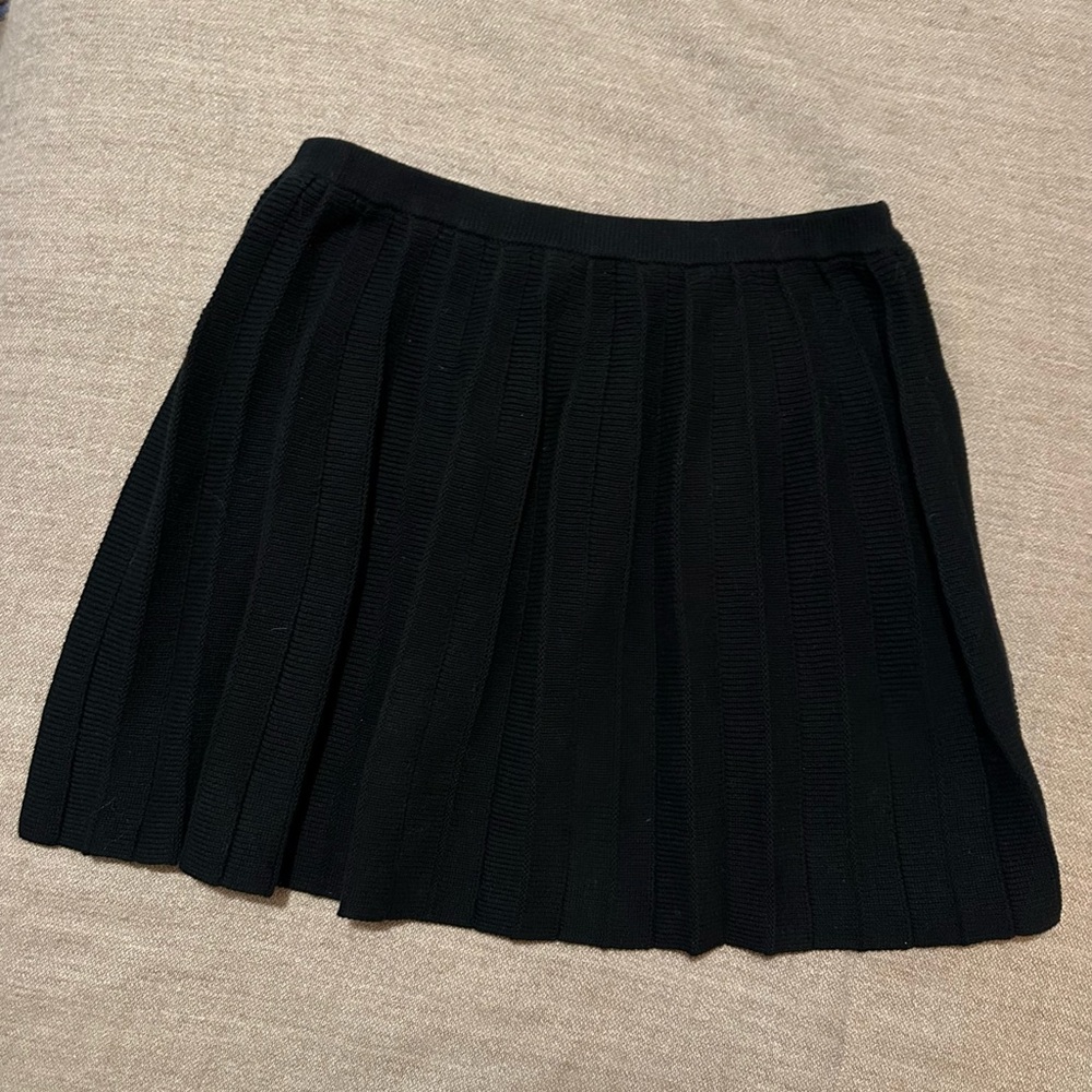 Hollister Black Textured Skirt